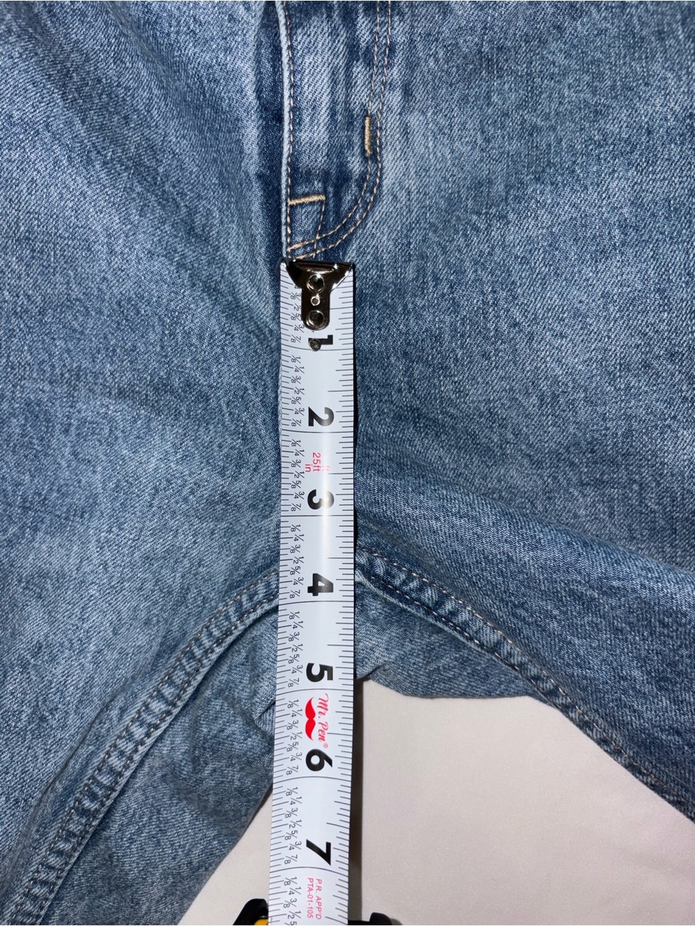 Light Blue Women's Boyfriend Jeans with Distressed Knees - Picture 8 of 10